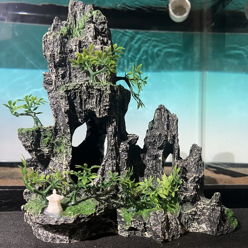 Large rock mountain aquarium - rock,