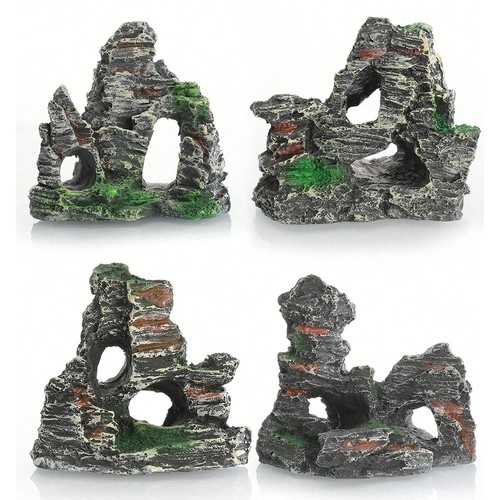 Resin aquarium rock cave - resin,