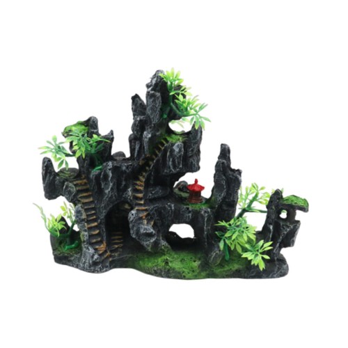 Aquarium decoration rockery - decoration,