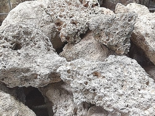 Tufa natural rock - tufa,