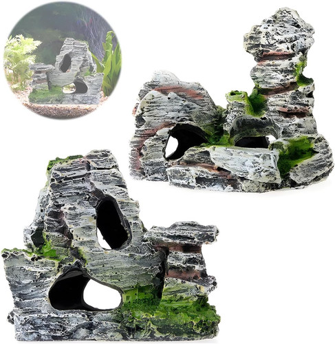 2pcs fish tank - tank, hiding