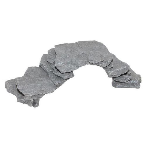 Aqua one grey rock - grey, bridge