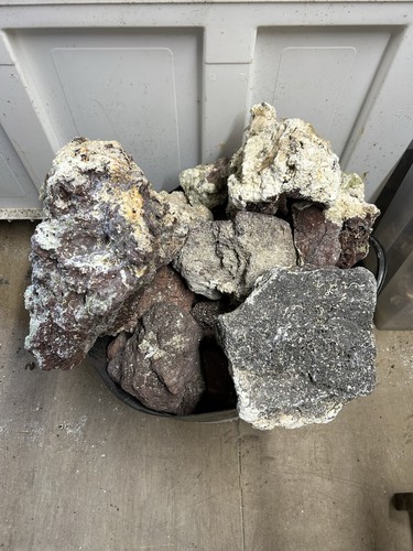 Different size lava - different, rock